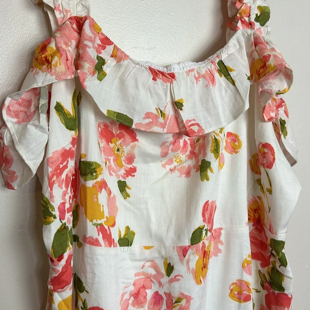 Worn Once - Sugarlips Curve Magdalena Midi Dress in Pink & W… - Picture 15 of 16